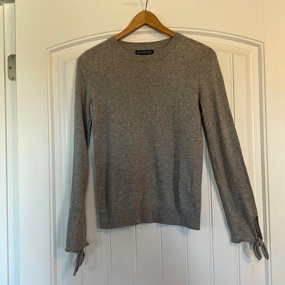 Banana Republic Cuff Crew Neck Cashmere Merino wool by Flipucci Sweater XS